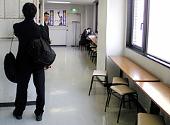 教室前の廊下